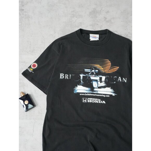 Vintage 90s Honda British American Racing T - Picture 3 of 5